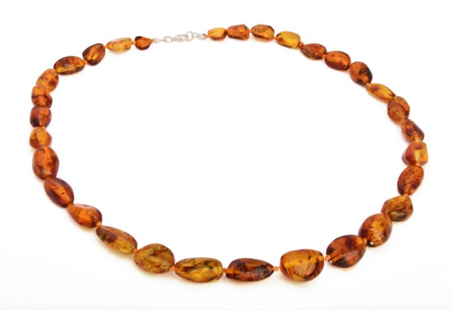 Go to product Cognac amber necklace