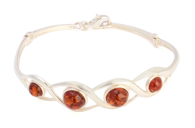 Go to product Cognac amber bracelet