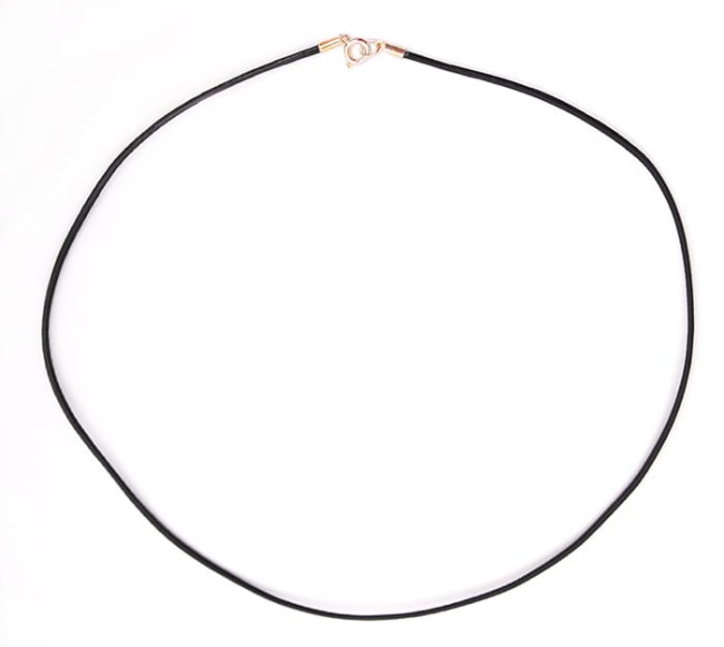 Przejdź do produktu Rzemień Rzemyk Skórzany 60 cm 3 mm srebrne zapięcie