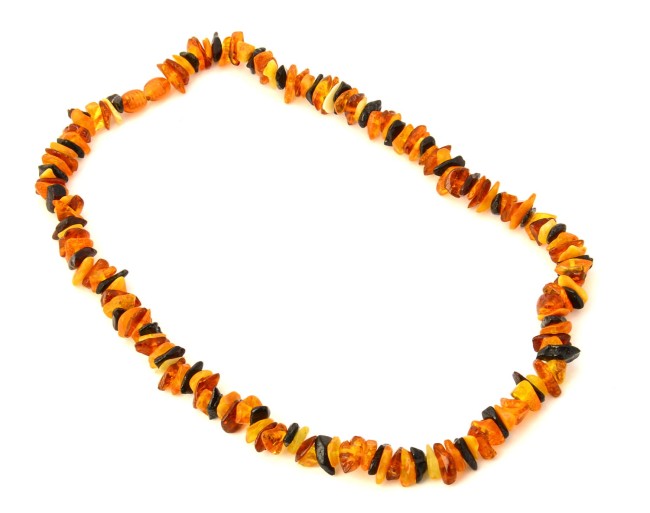 Go to product Mixed colors amber necklace