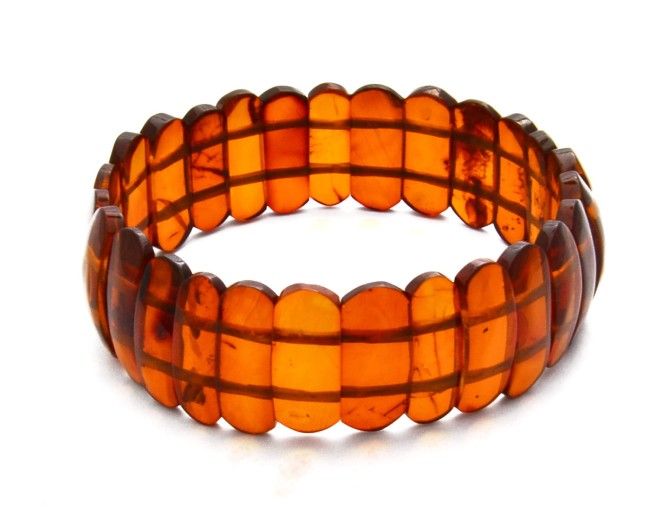Go to product Cognac amber bracelet