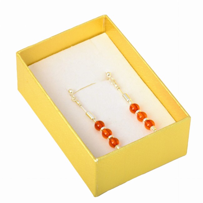 Go to product Cognac amber earrings