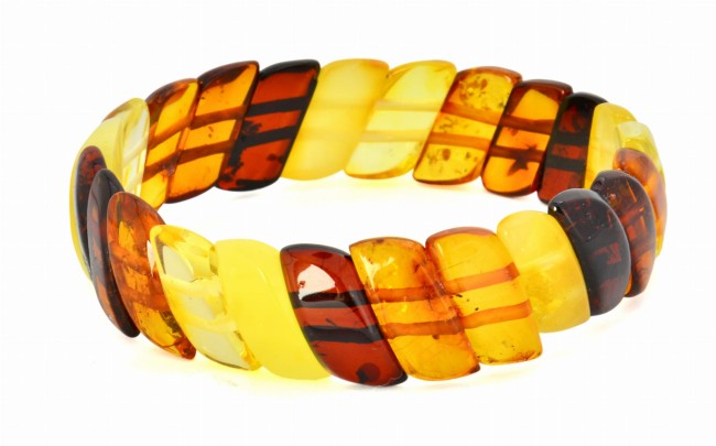 Go to product Mixed colors amber bracelet