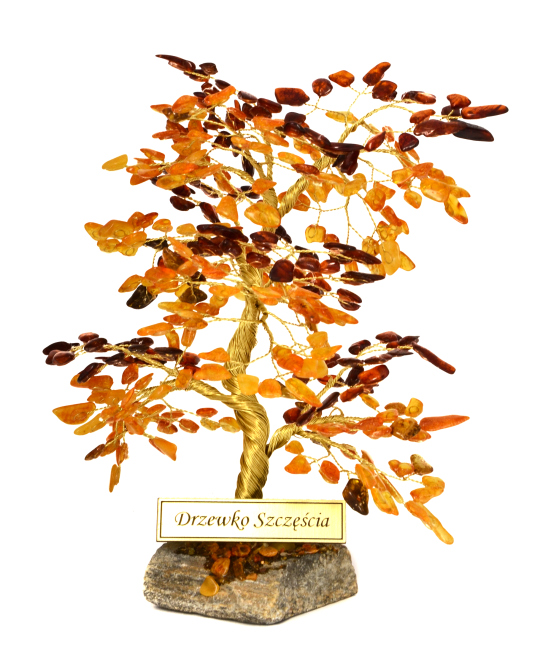 Go to product Tree of good luck with cognac and yellow amber