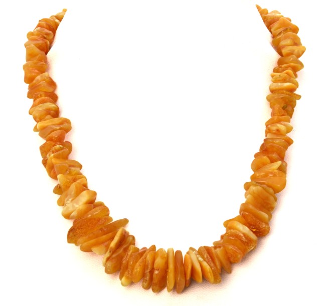 Przejdź do produktu Naszyjnik z mlecznego bursztynu