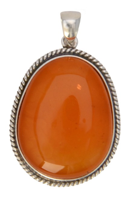 Przejdź do produktu Wisior Królewski z mlecznym bursztynem