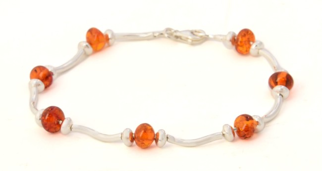 Go to product Cognac amber bracelet