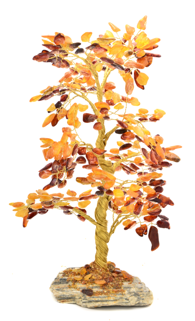 Go to product Tree of good luck with cognac and yellow amber