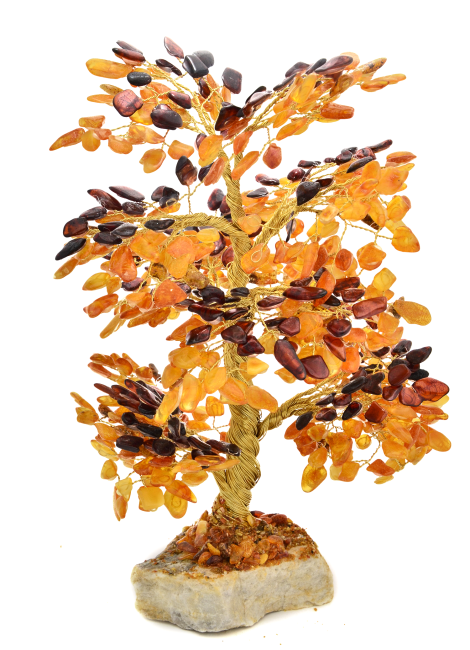 Przejdź do produktu Królewskie Drzewko Szczęścia z koniakowym i cytrynowym bursztynem