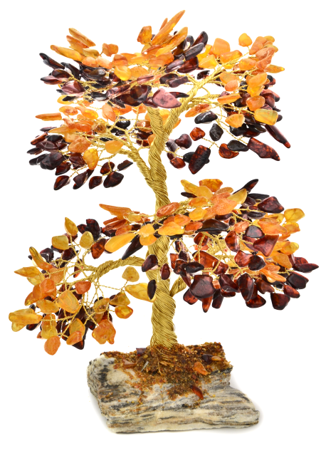 Go to product Yellow and cherry amber tree of good luck
