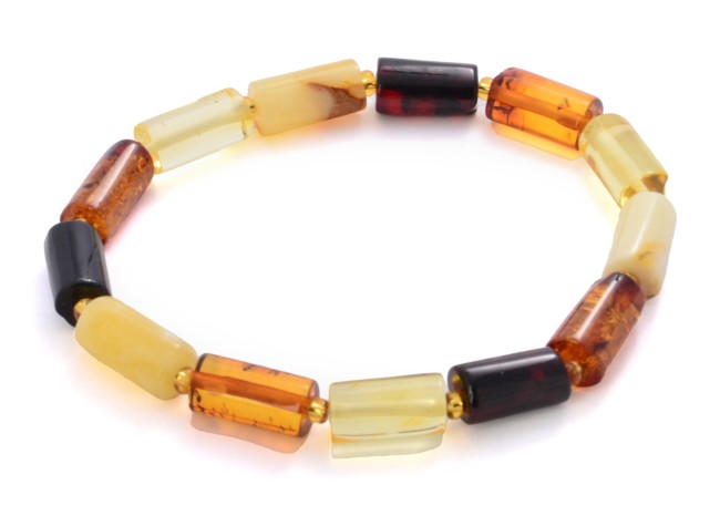 Go to product Mixed colors amber bracelet