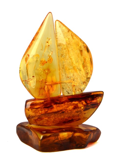 Go to product Yellow and cognac amber ship