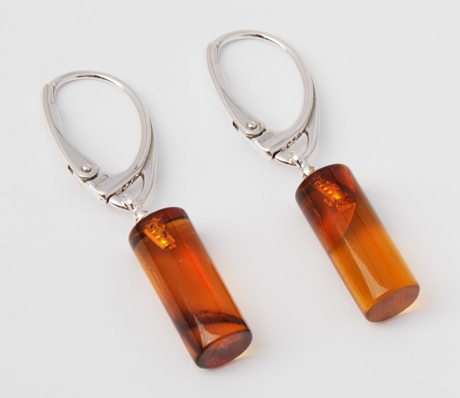 Go to product Cognac amber earring