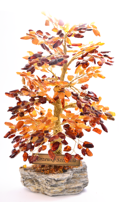 Go to product Tree of good luck with cognac and yellow amber