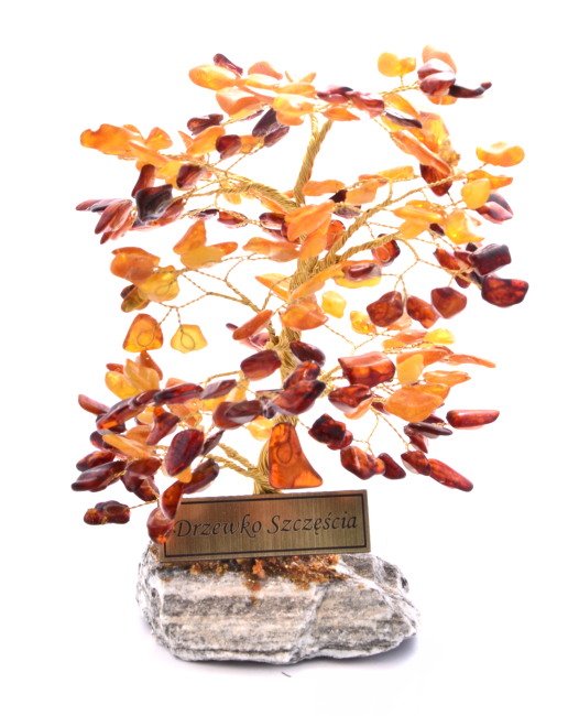 Go to product Yellow and cognac amber tree of good luck