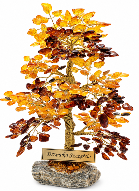 Go to product Yellow and cognac amber tree of good luck 