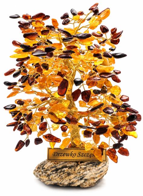 Go to product Tree of good luck with cherry and yellow amber
