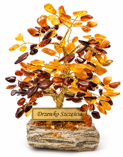 Go to product Cognac and yellow amber tree of good luck