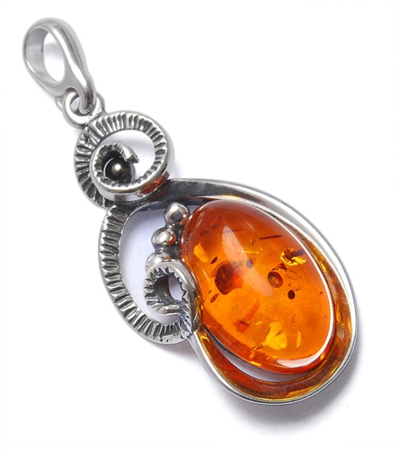 Go to product Cognac amber pendant