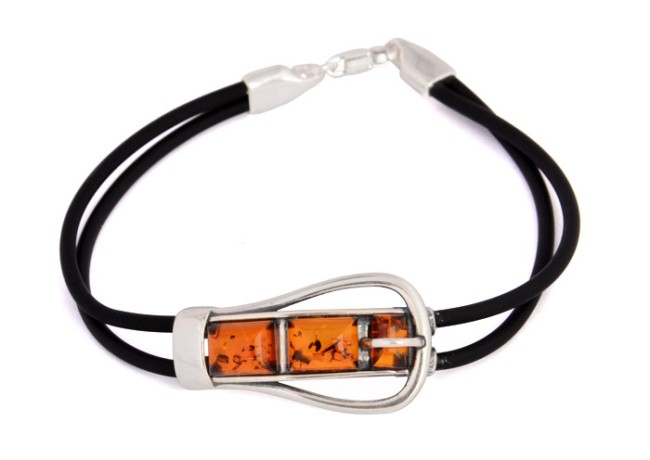 Go to product Cognac amber bracelet