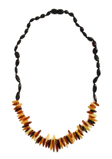 Przejdź do produktu Naszyjnik z bursztynem w czterech kolorach