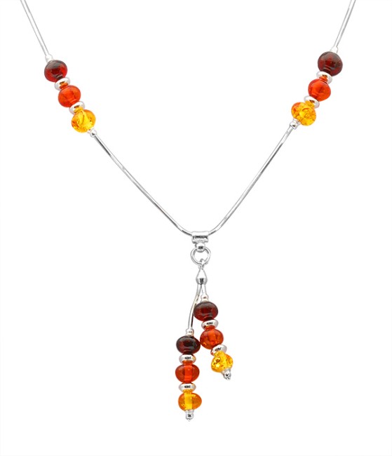 Go to product Mixed Colour Amber Necklace